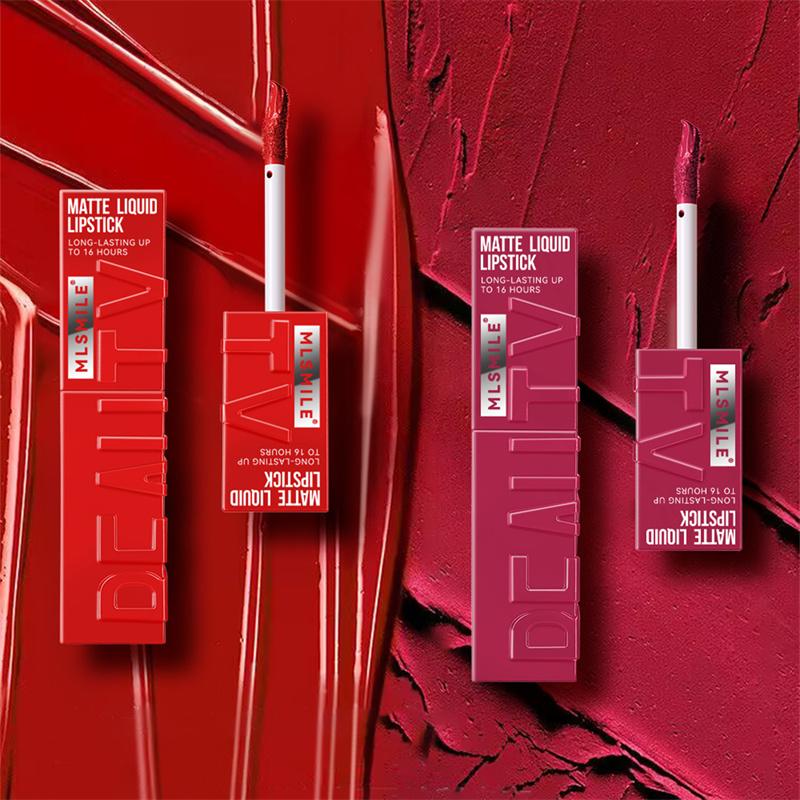 ຄູປ໋ອງ 100฿ Superstay Matte Liquid Lipstick Maybelline Non-Stick Cup Velvet Lip Gloss ລິບກລອສ ລິບກລອສ ບໍ່ຈາງ ເຄື່ອງສຳອາງ