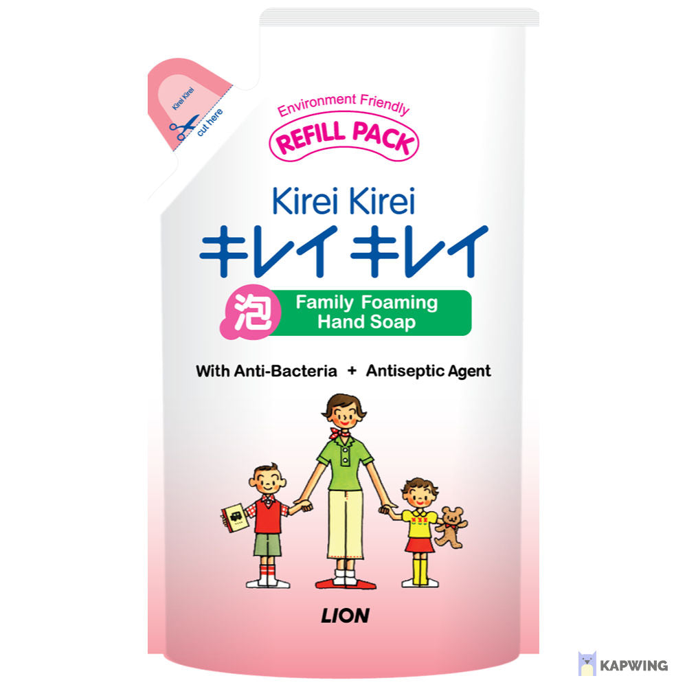 Kirei Kirei Hand Washing Foam Kirei Kirei, ຖົງເຕີມ, 200 ມລ, 12 ຖົງ