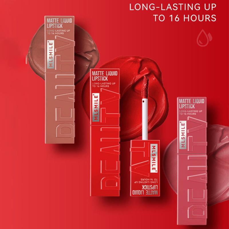 ຄູປ໋ອງ 100฿ Superstay Matte Liquid Lipstick Maybelline Non-Stick Cup Velvet Lip Gloss ລິບກລອສ ລິບກລອສ ບໍ່ຈາງ ເຄື່ອງສຳອາງ