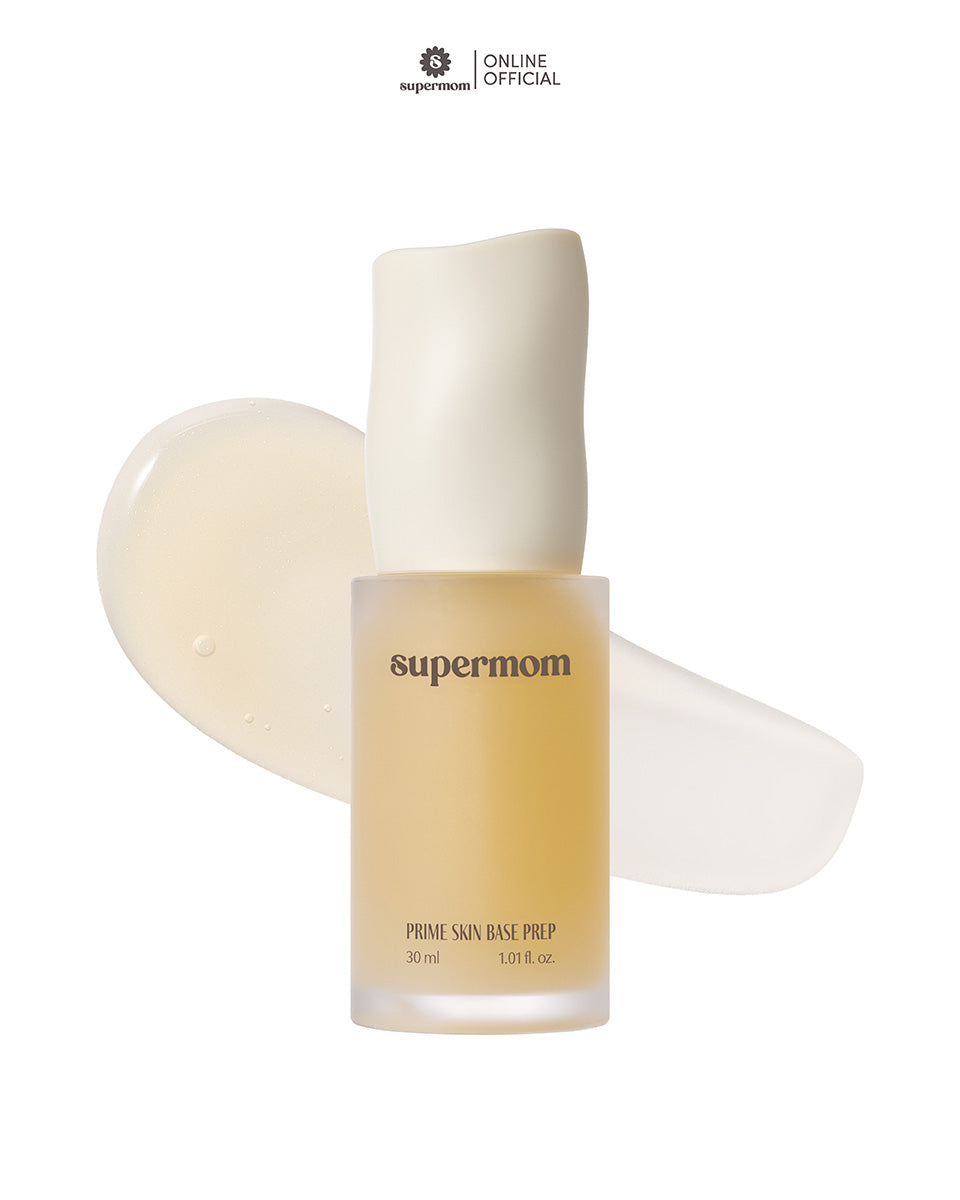 ເບສບຳລຸງຜິວ Supermom L Prime Skin Base ສຳລັບກຽມຜິວກ່ອນແຕ່ງໜ້າ 30 ມລ ຜະລິດຢູ່ປະເທດເກົາຫຼີ